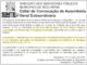 reprodução do edital publicado no Jornal O Impacto, edição 4.259, do dia 21/03/2026